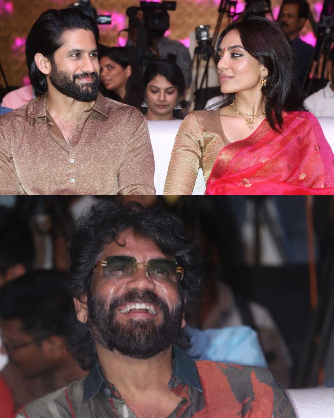 All smiles at Thandel Success Meet, Take a look