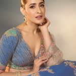 Pragya Jaiswal: Rocking in Blue Lehenga Again, take a look at it