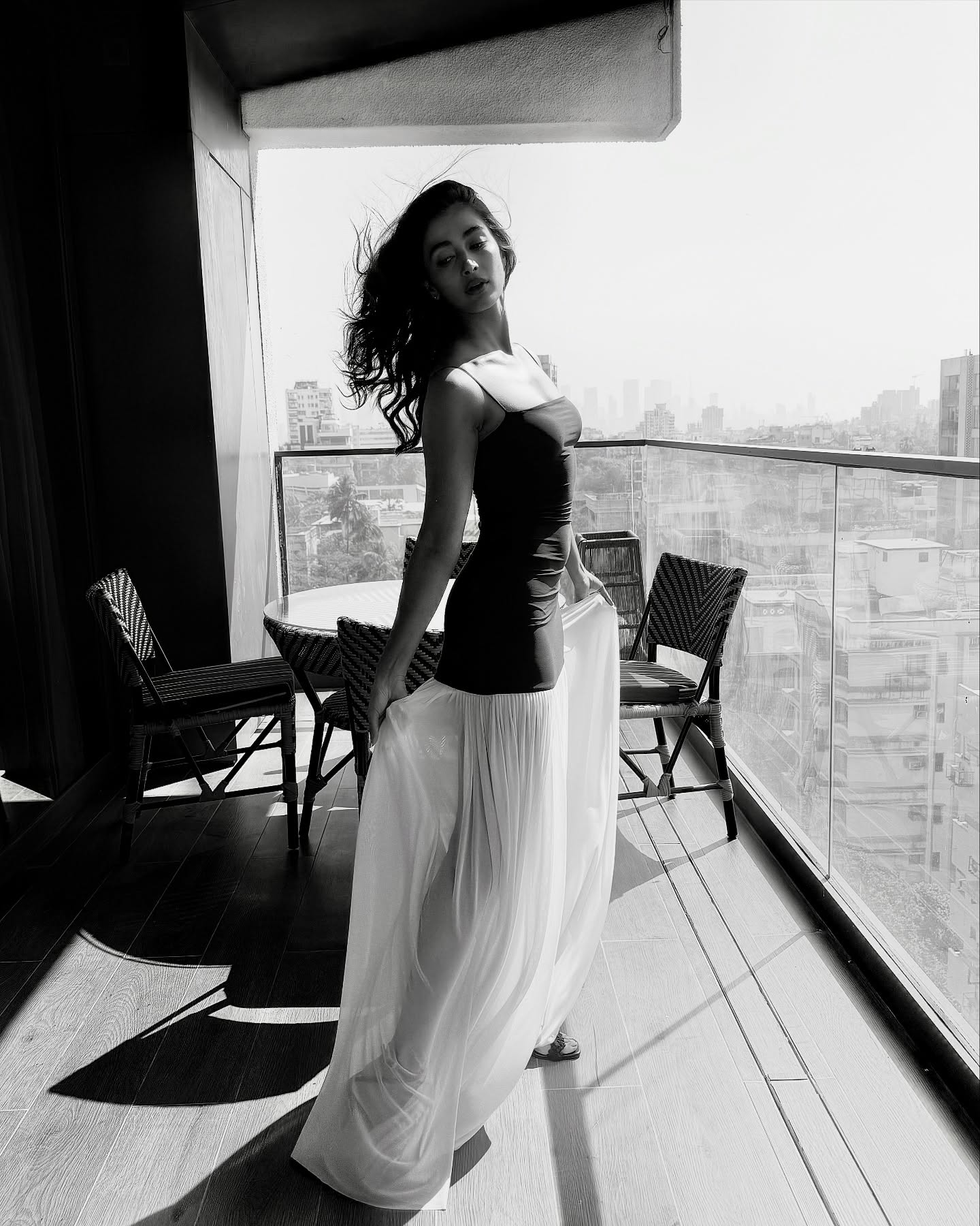 Pooja Hegde Slays in Black & White Dress Serving Monday Motivation