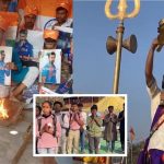 Fans are praying for the India victory in Varanasi