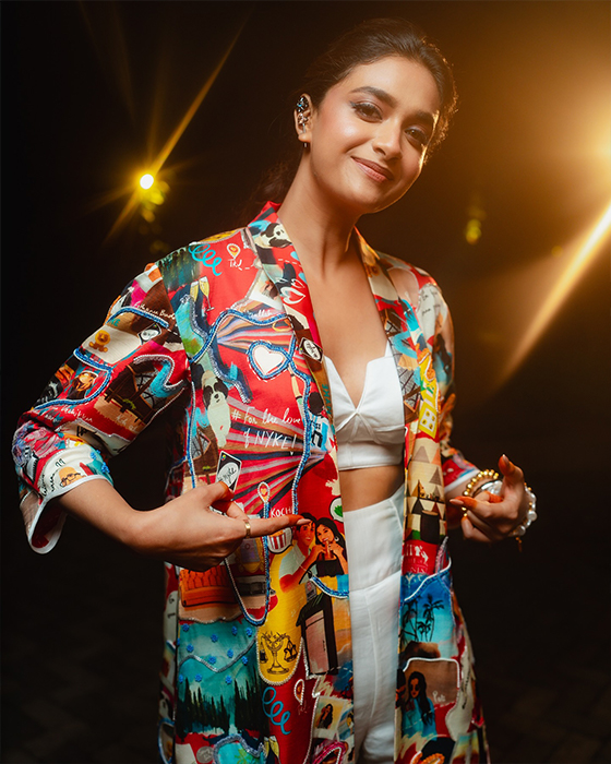 Keerthy Suresh's Cherished Keepsake: Blending Fashion and Memories