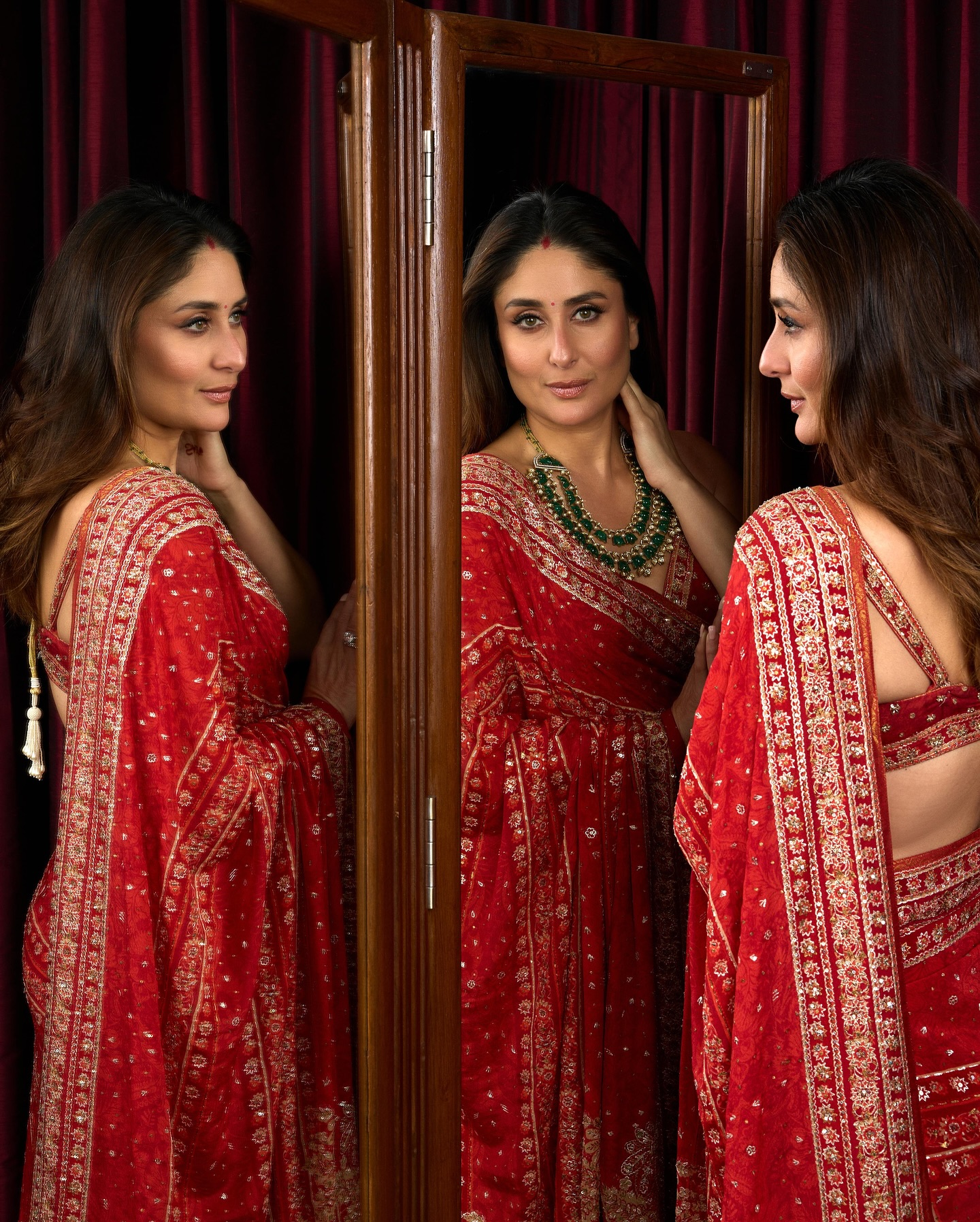 Kareena Kapoor's Red Saree: A Showstopper at the Wedding