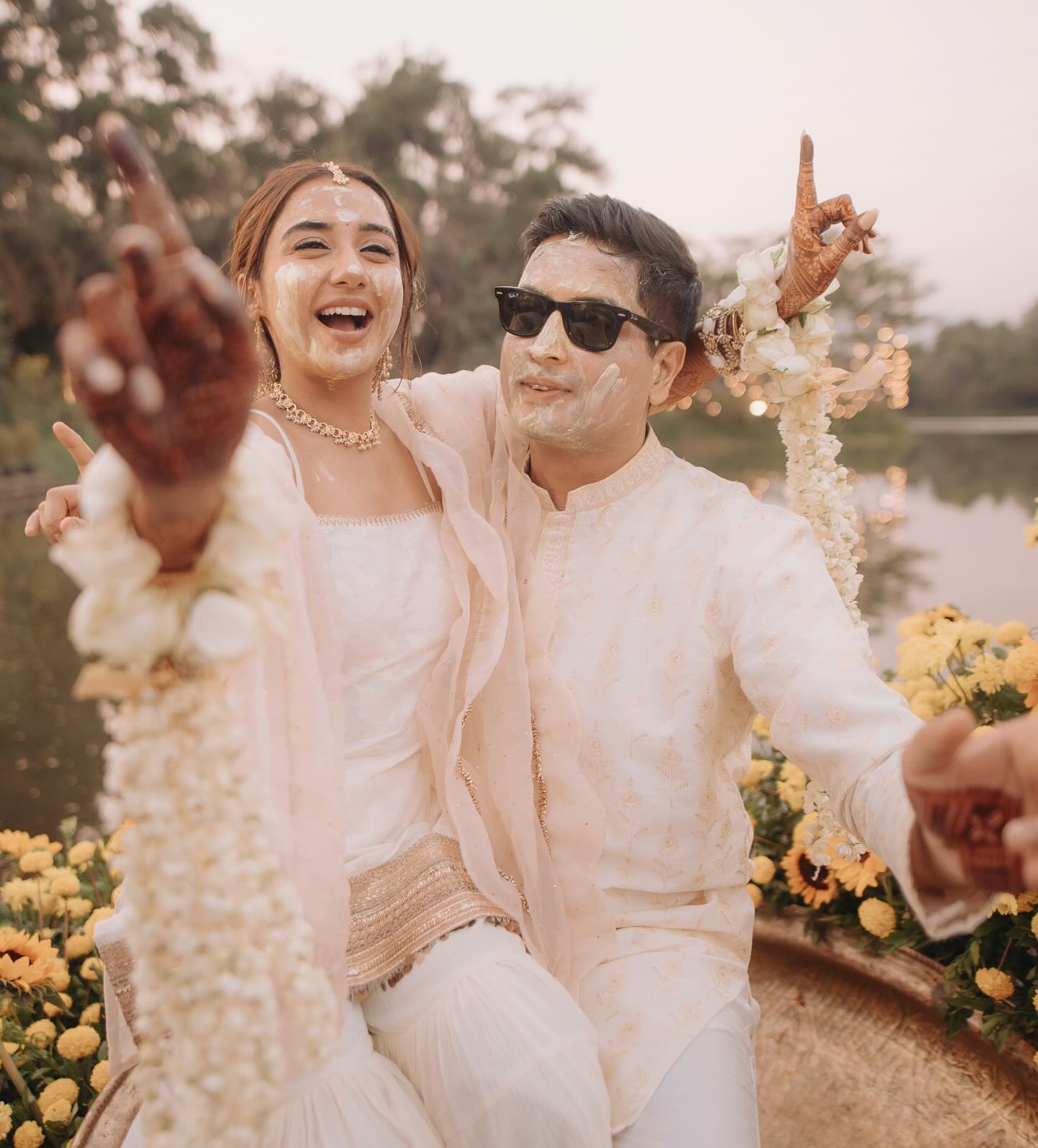 Prajaktha Koli's Haldi and Sangeeth Pics: Pure Love and Joy