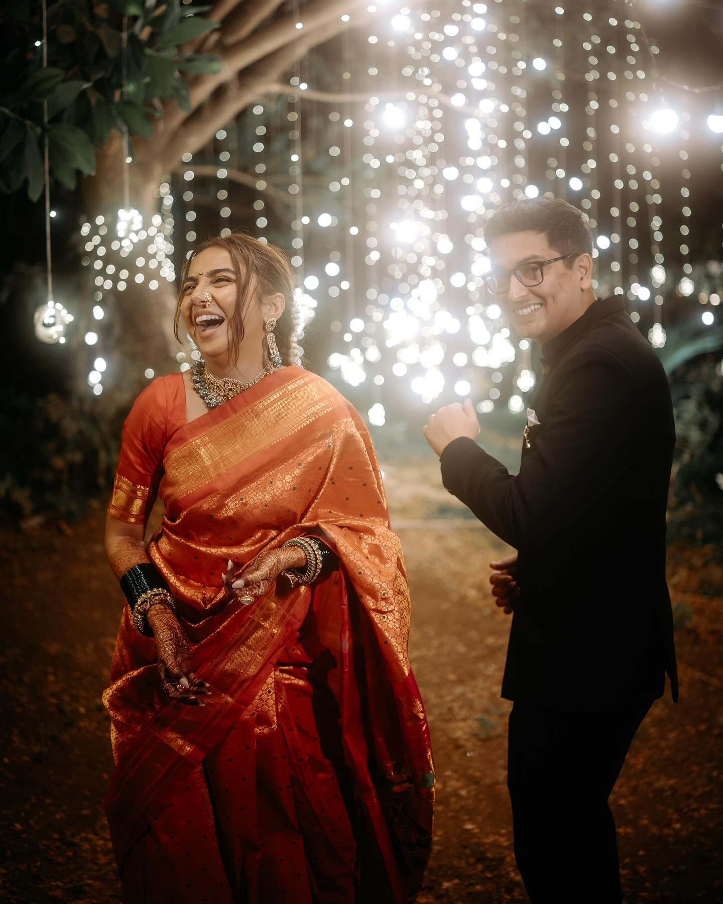 Prajaktha Koli's Haldi and Sangeeth Pics: Pure Love and Joy