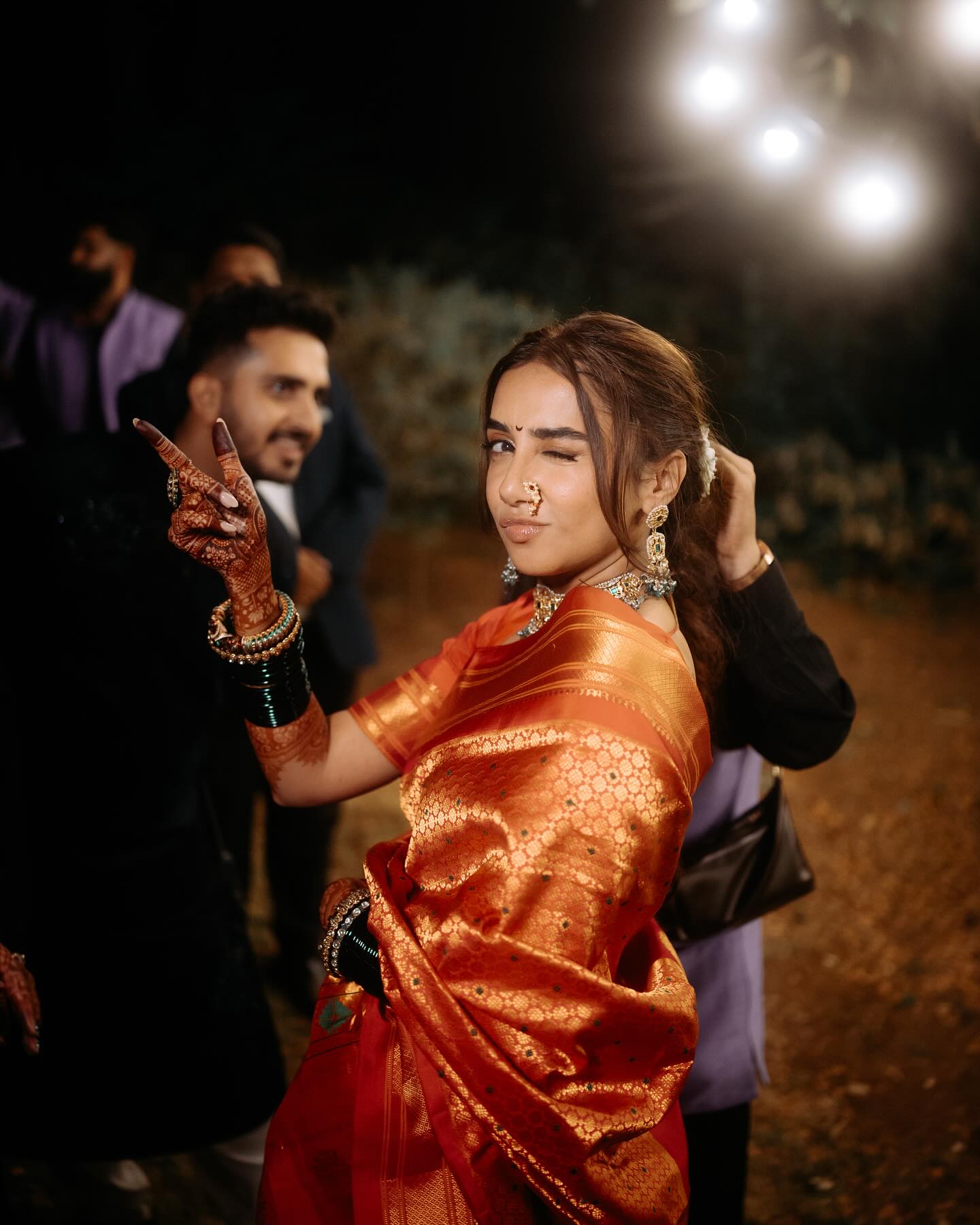 Prajaktha Koli's Haldi and Sangeeth Pics: Pure Love and Joy