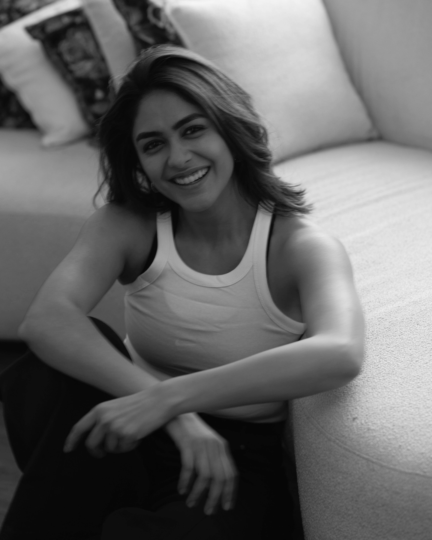 Mrunal Thakur's Monochrome Magic: Pics That Steal Your Heart