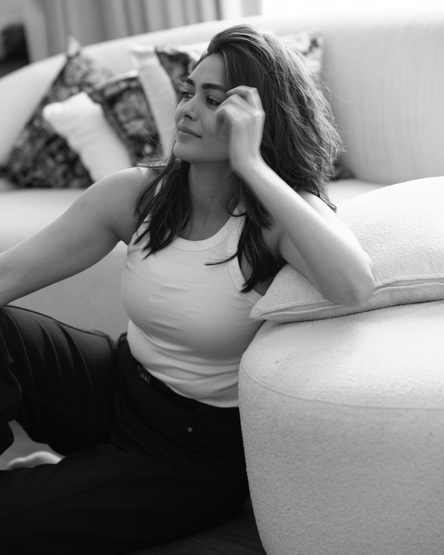 Mrunal Thakur's Monochrome Magic: Pics That Steal Your Heart
