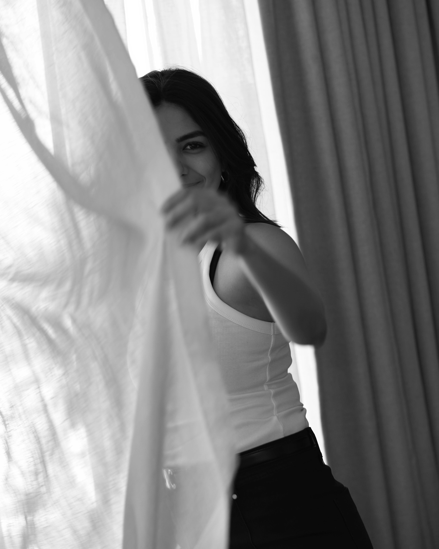Mrunal Thakur's Monochrome Magic: Pics That Steal Your Heart