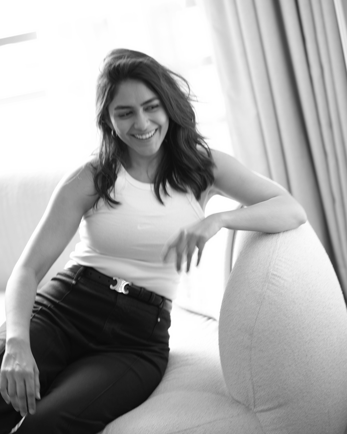 Mrunal Thakur's Monochrome Magic: Pics That Steal Your Heart