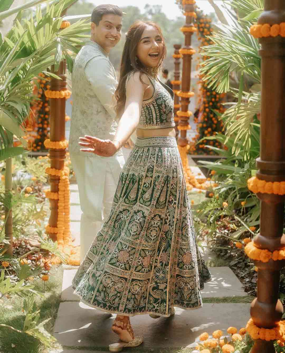 Prajaktha Koli’s Wedding Festive Pics Overflow with Love!