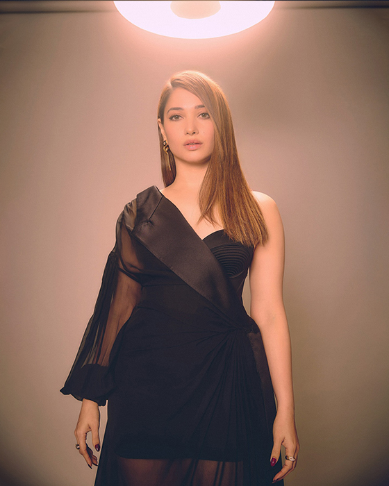 Tamannaah Bhatia's Bold Black Fashion Statement Turns Up the Heat