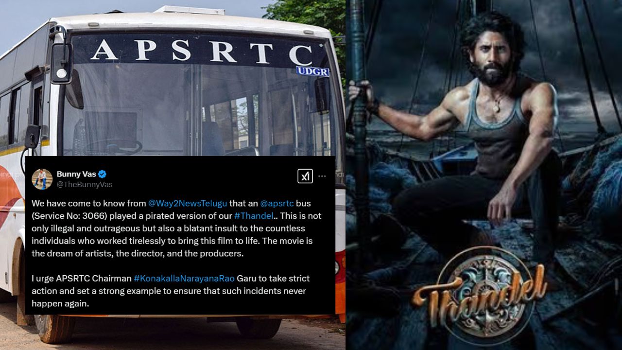 Bunny Vas, Thandel Producer urges APSRTC chairman to take strong action
