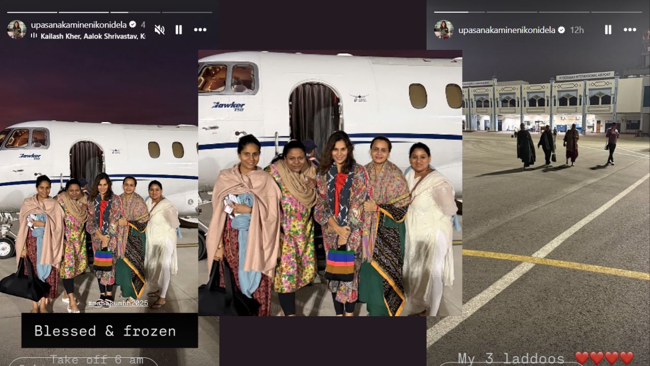 Upasana Konidela Feels ‘Blessed and Frozen’ in Maha Kumbh