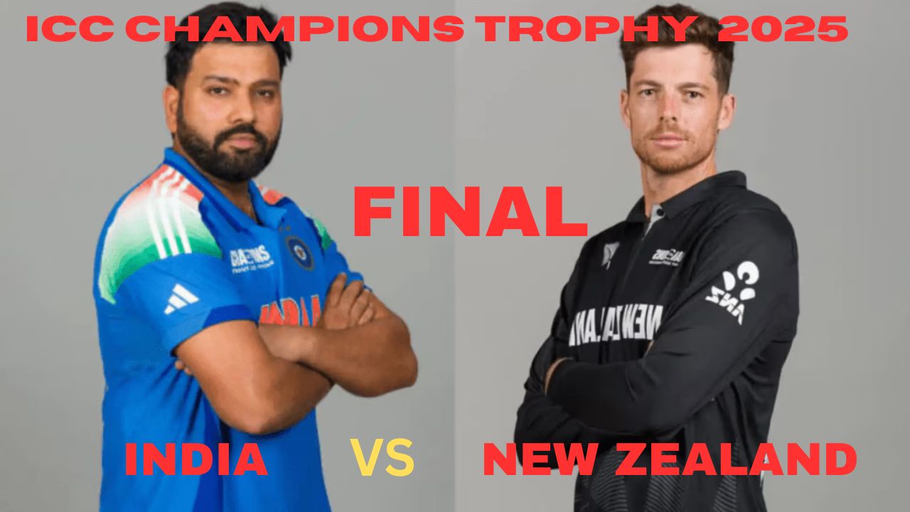 ICC Champions Trophy 2025 FINAL: India faces New Zealand