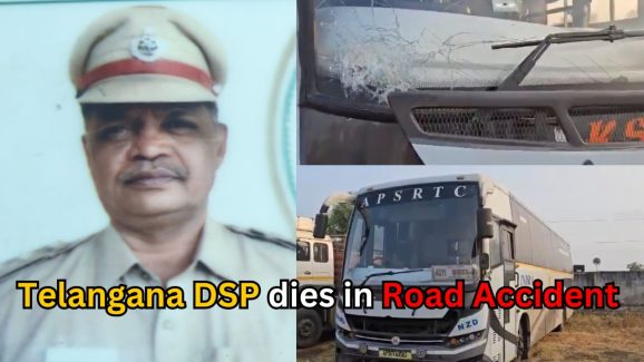 Telangana DSP dies in Rangareddy after being struck by a speeding bus