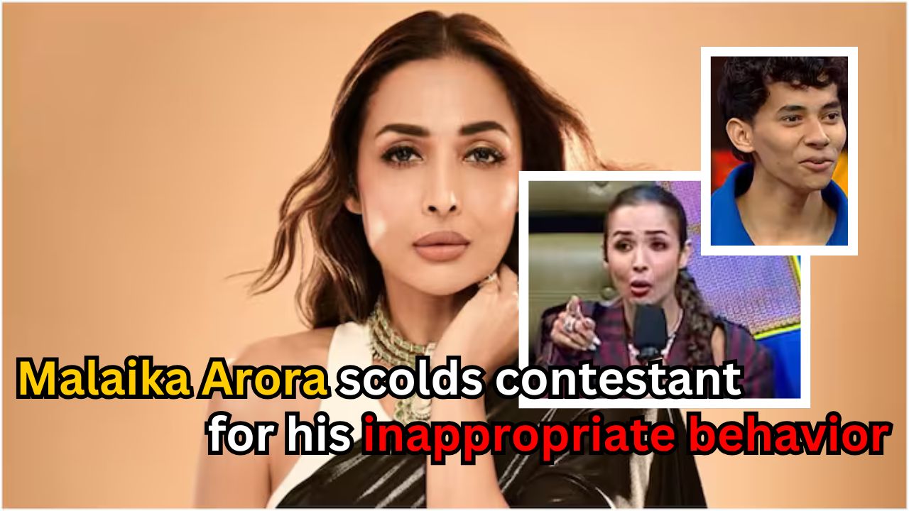 Malaika Arora scolds contestant for his inappropriate behavior