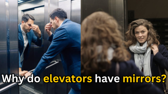 Why do elevators have mirrors
