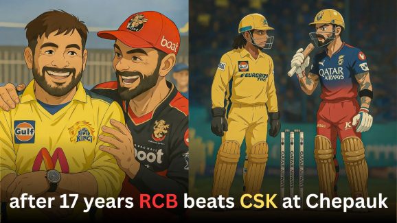 RCB Wins after 17 Years in Chepauk, Breaks the Jinx.