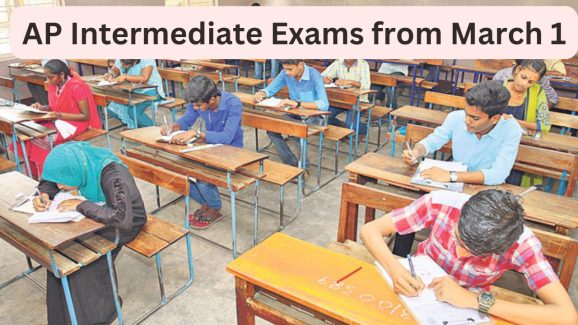 Andhra Pradesh Intermediate Exams Start Today, CCTVs at All Centres