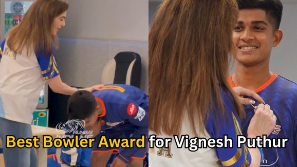 Nita Ambani appreciates Vignesh Puthur on IPL Debut with “Best bowler”