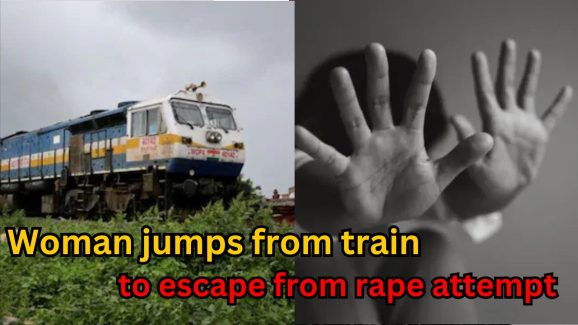 Woman jumps from moving train to escape from rape attempt