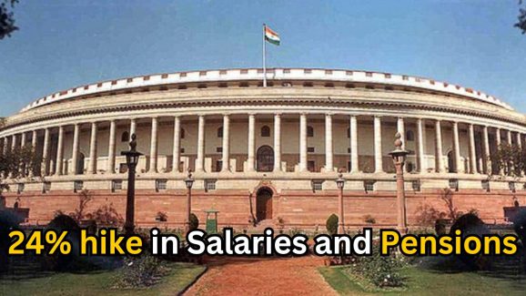 24% hike in salaries and pensions for MPs and ex-parlamentarians