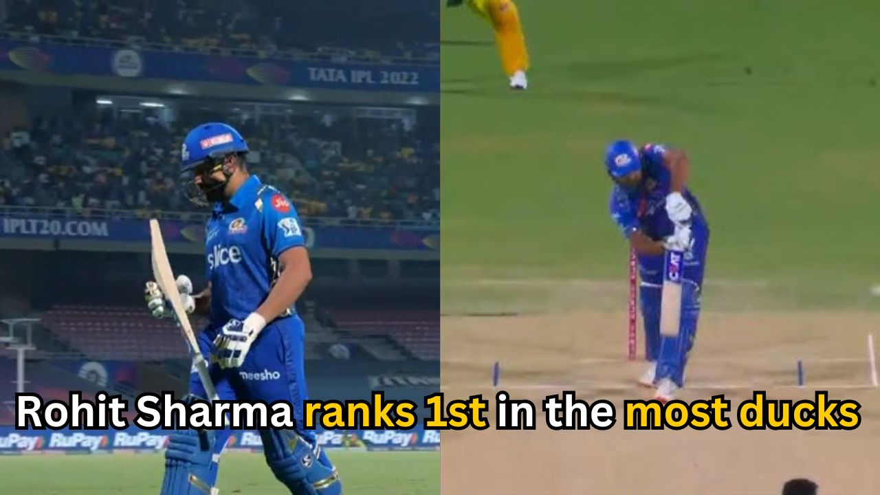 TATA IPL 2025: Rohit Sharma records most ducks in IPL