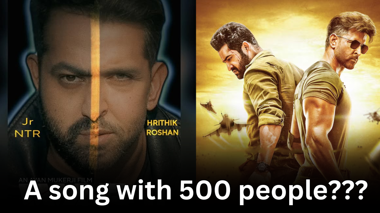 Jr NTR- Hrithik ‘War 2’ : A song with 500 people to be shot!