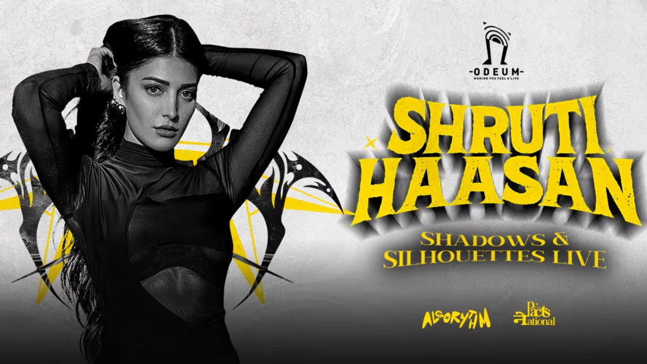Get ready Hyderabad! Shruti Haasan is coming live