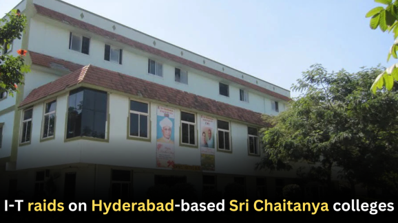 I-T raids on Hyderabad-based Sri Chaitanya colleges: 5 Cr Seized!