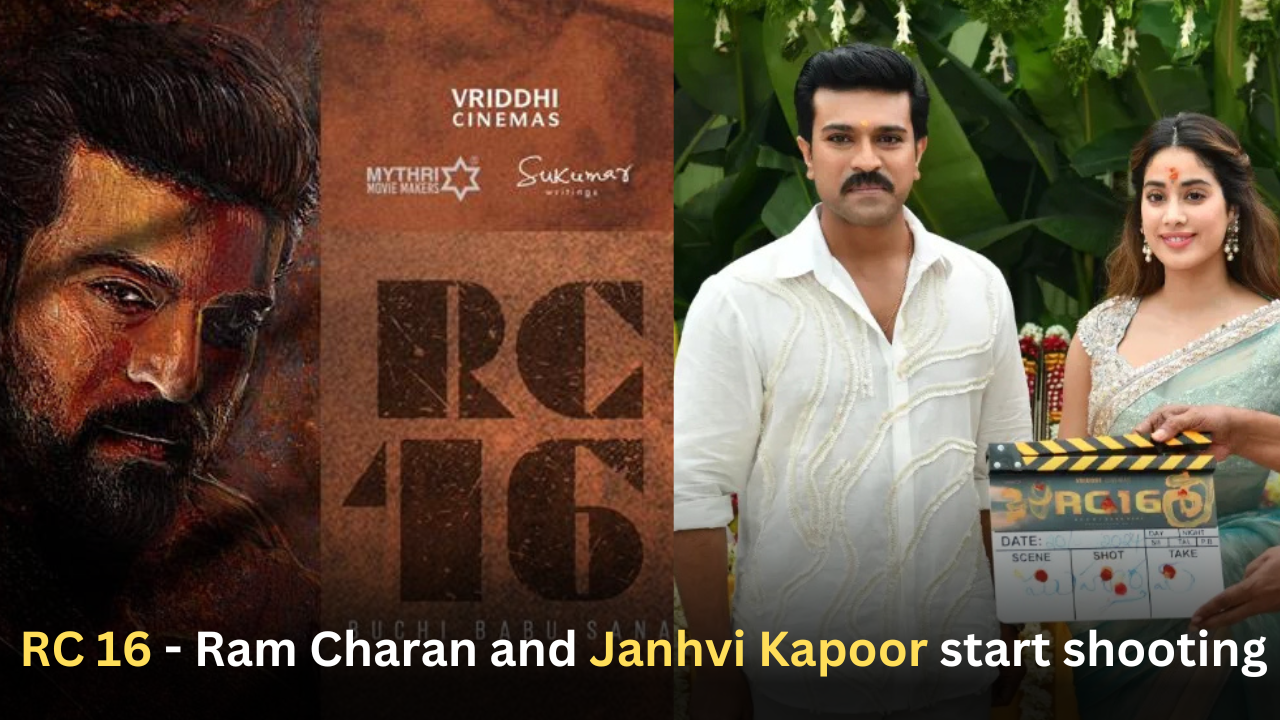 RC 16 – Ram Charan and Janhvi Kapoor start shooting