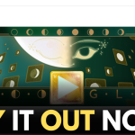 Google Doodle Celebrates Half Moon March with Spring Imagery