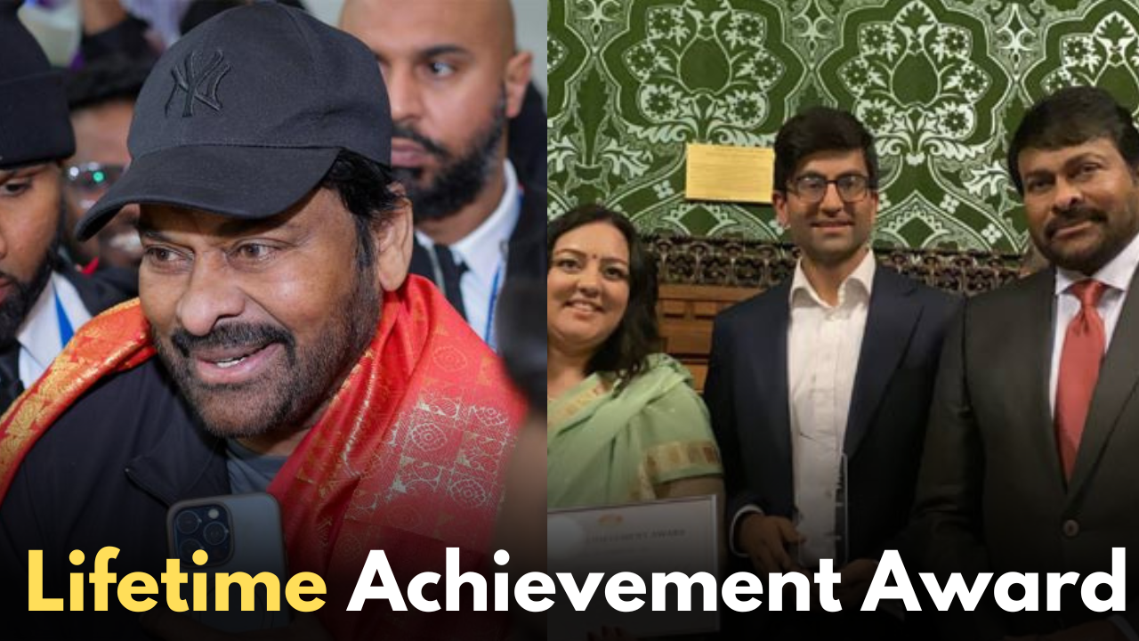 Megastar Chiranjeevi honoured in the UK parliament! a Historic milestone!