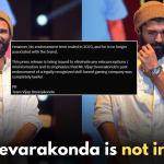 Betting App Case: Vijay Devarakonda is not in fault? The legal team clarifies