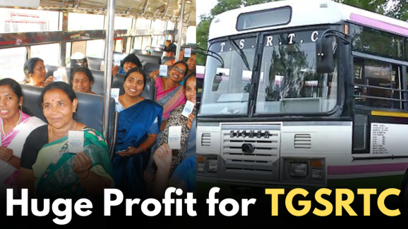 Mahalakshmi Free Bus Scheme: Huge Profit for TGSRTC