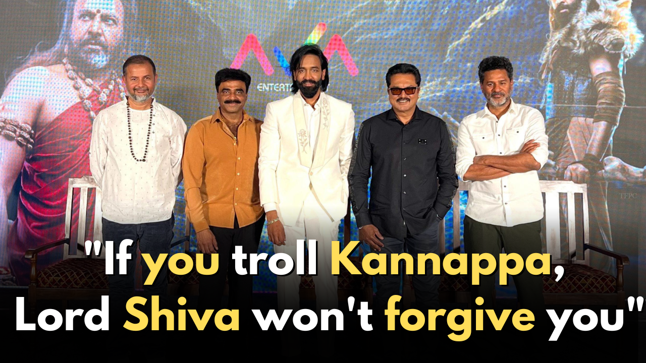 Kannappa Team: “If you troll Kannappa, Lord Shiva won’t forgive you”