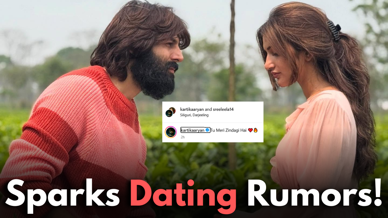 “You are my world”, Kartik Aaryan& Sreeleela Insta post goes viral