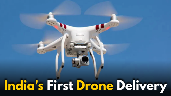 India’s First Drone Delivery: 7-Minute Doorstep Service
