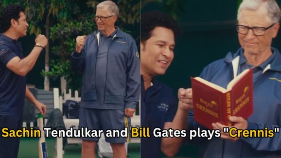 Sachin Tendulkar and Bill Gates plays “Crennis”, Video goes viral