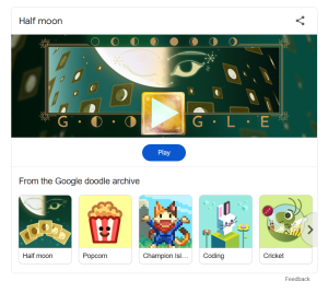 Google doodle 1