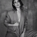 Colourful Pragya Jaiswal in B&W
