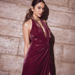Rakul Preet Singh’s backless dress! HOT in Burgundy.