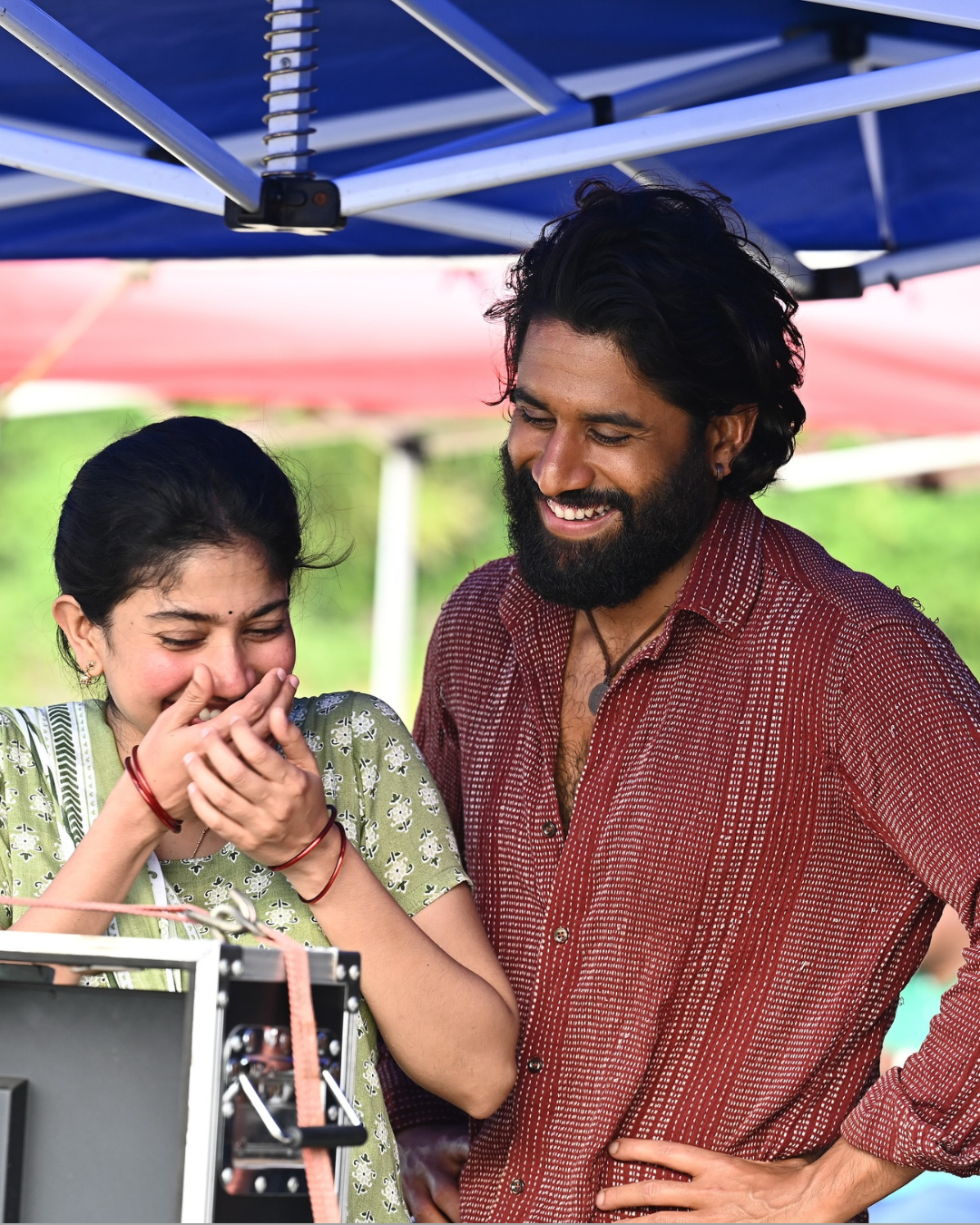 A sneek Peak into Thandel BTS: Chay Posts!