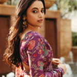 Priyanka Mohan’s fashion statement in a floral saree!