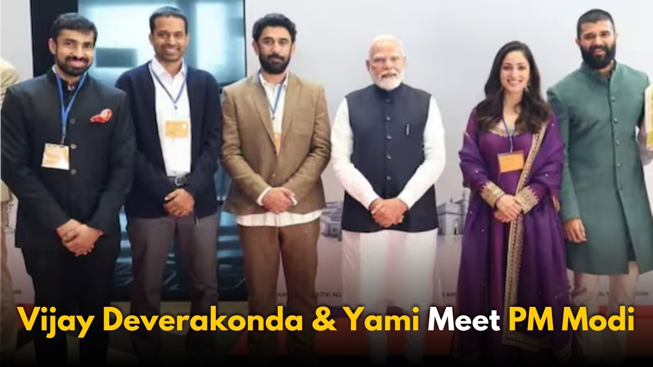 Yami Gautam & Vijay Deverakonda Meet PM Narendra Modi
