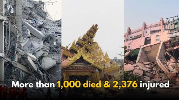Myanmar Earthquake Updates: More than 1,000 died & 2,376 Injured