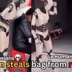 Viral Video: Woman steals bag from robot, funny clip