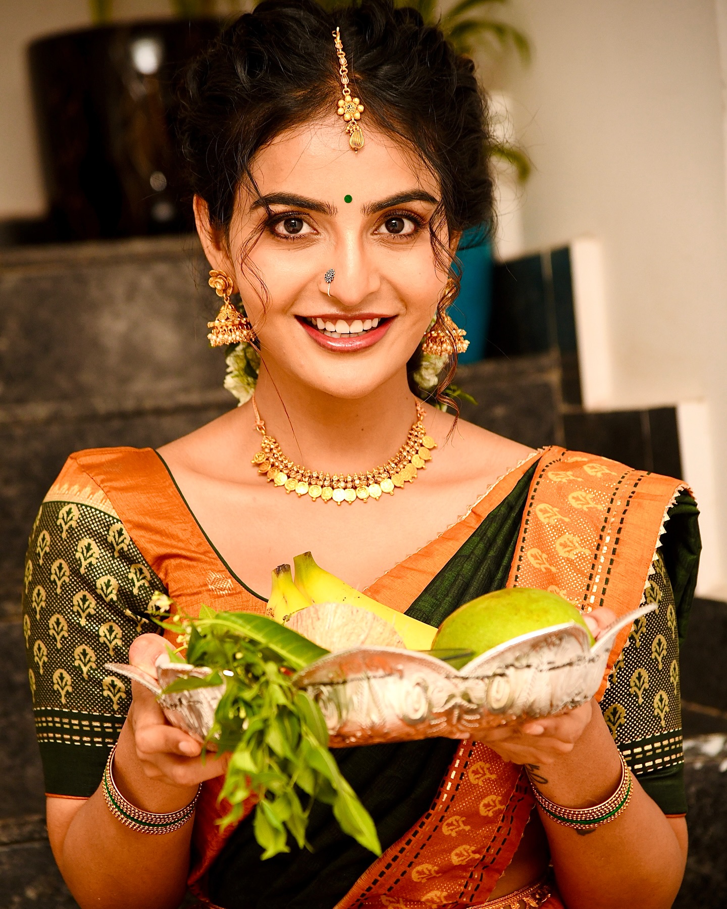 Ananya Nagalla Traditional Ugadi Celebrations
