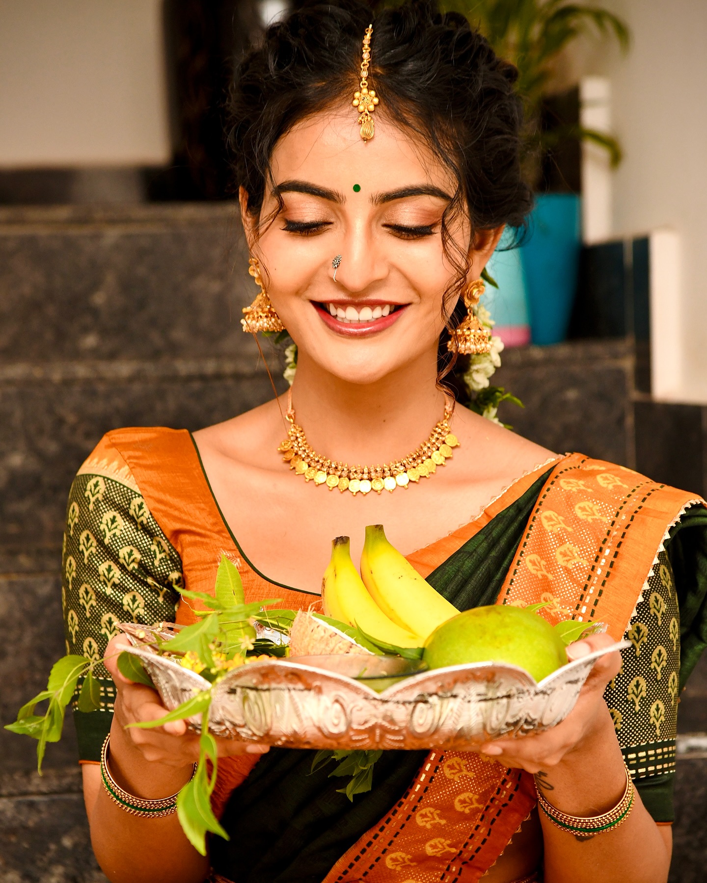 Ananya Nagalla Traditional Ugadi Celebrations