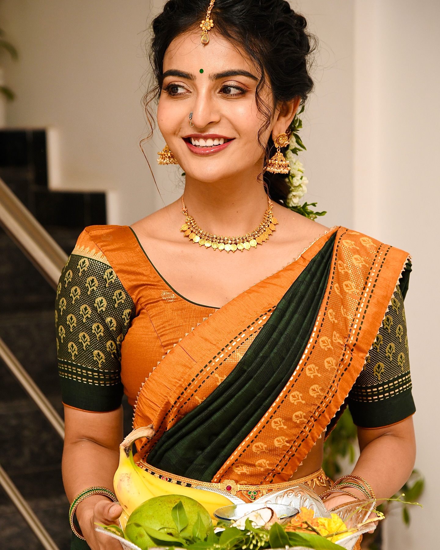 Ananya Nagalla Traditional Ugadi Celebrations